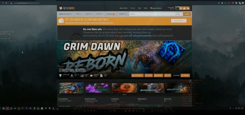 Grim Dawn Reborn Mod