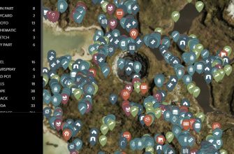 Интерактивная карта The Forest